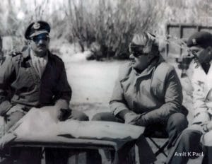 AVM Dalaya, Lt Gen Hoon and Brigadier J L Malhotra discussing the Air aspects at the Base Camp | Amit K Paul