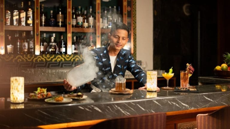 A Bhutan bar mixes local stories and culture in its cocktails