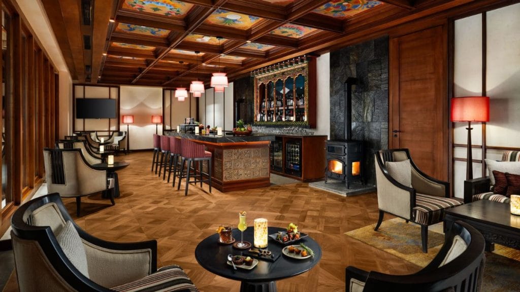 The bar is tucked away in the lush green valleys of Paro and overlooking the Tiger’s Nest monastery | By special arrangement