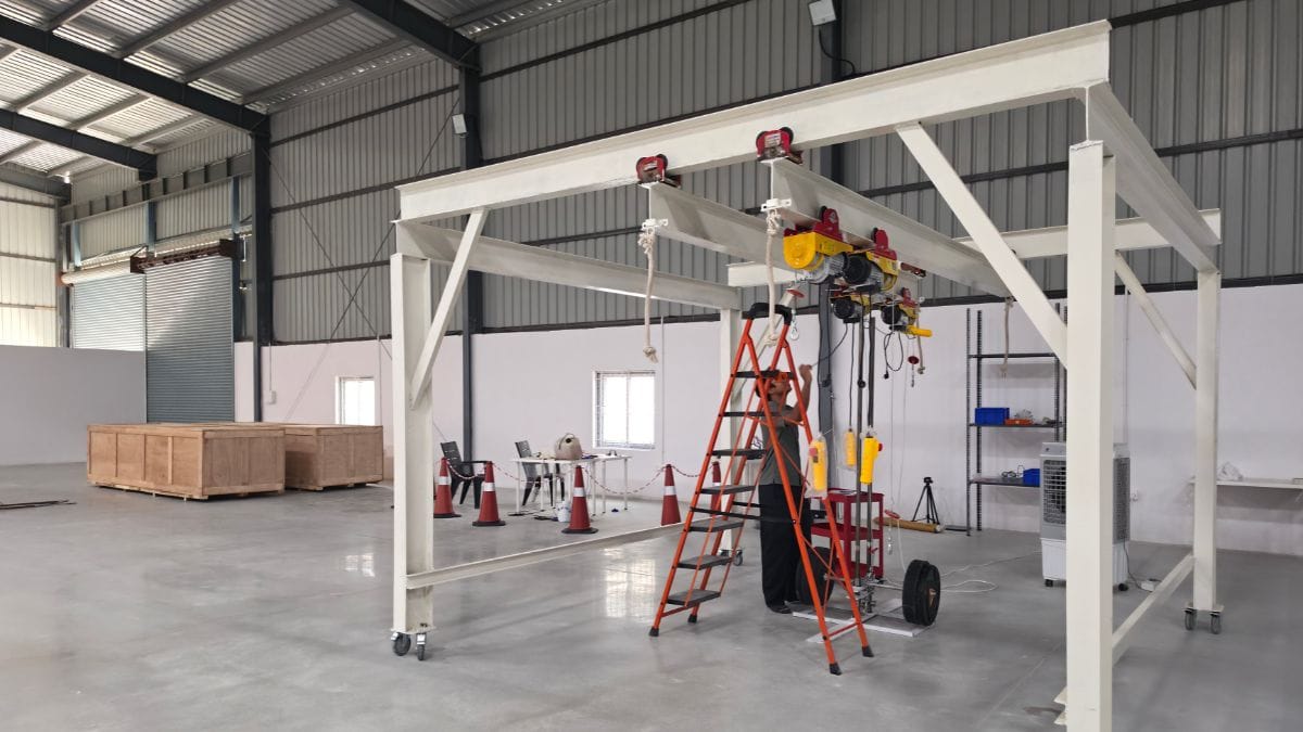 The flight testing facility at Arctus Aerospace | Photo: Soumya Pillai, ThePrint