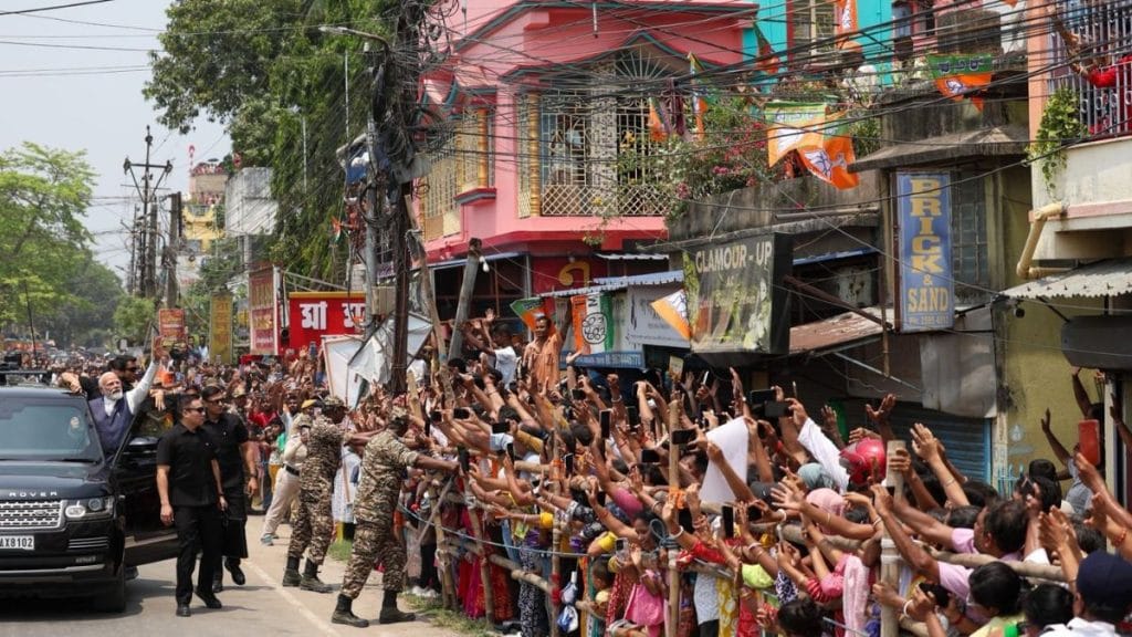 Prime Minister Narendra Modi arrived in Dum Dum, Kolkata, on Saturday | Source: X, @narendramodi