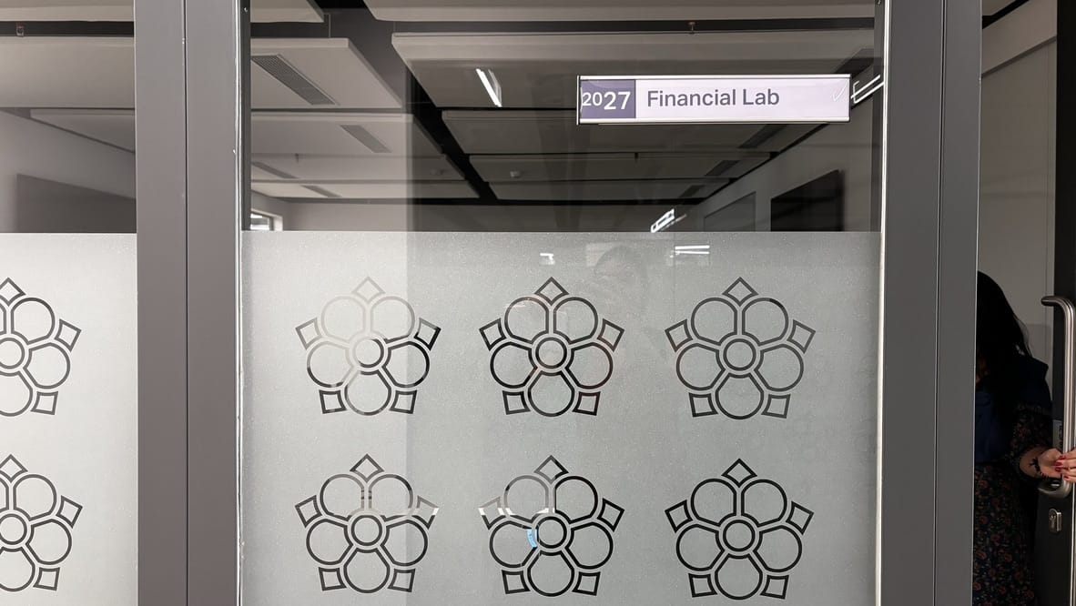 The Financial Lab at the University of Southampton is equipped to seat about 20-25 students | Photo: Anushka Srivastava, ThePrint