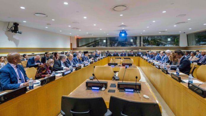 External Affairs Minister S. Jaishankar hosts BRICS foreign ministers' meeting in New York on 27 September 2025 | X@DrSJaishankar