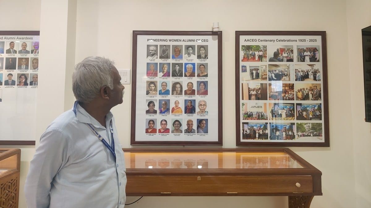 Tamil Nadu spent a century investing on its women & built the nation's largest STEM women army. Seen here is a collage honouring female alumni of the College of Engineering, Guindy. | Akanksha Mishra | ThePrint