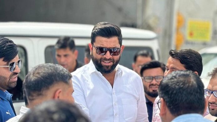 Jannayak Janta Party’s (JJP) youth state president Digvijay Chautala | Photo: X/@DVJChautala