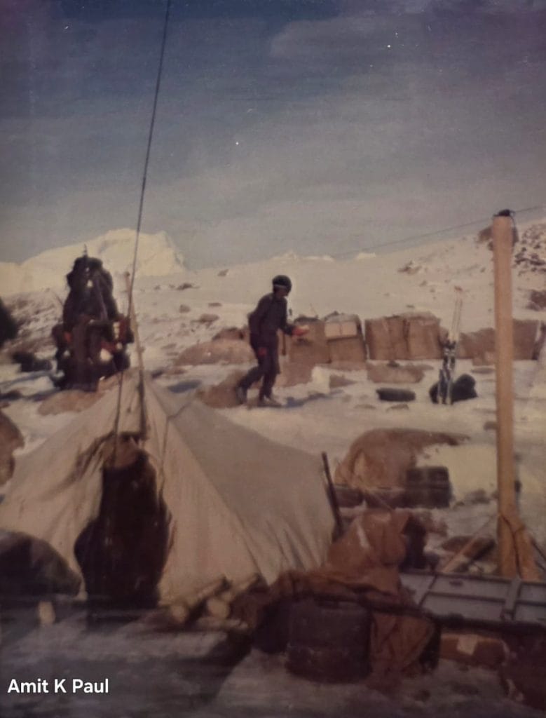 Signalman Bhagat with HF Radioset and JWD1Dispenser packs near the tent | Amit K Paul