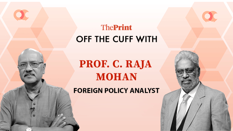 Off The Cuff with C. Raja Mohan, Foreign Policy Expert