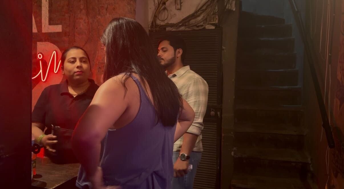 Delhi-NCR has nearly 2,500 lady bouncers, many of whom are now building support systems for themselves. Monica, seen here, takes pride in being able to protect other girls who step out at night, despite the opposition she herself faces at working late nights. | Saman Husain | ThePrint