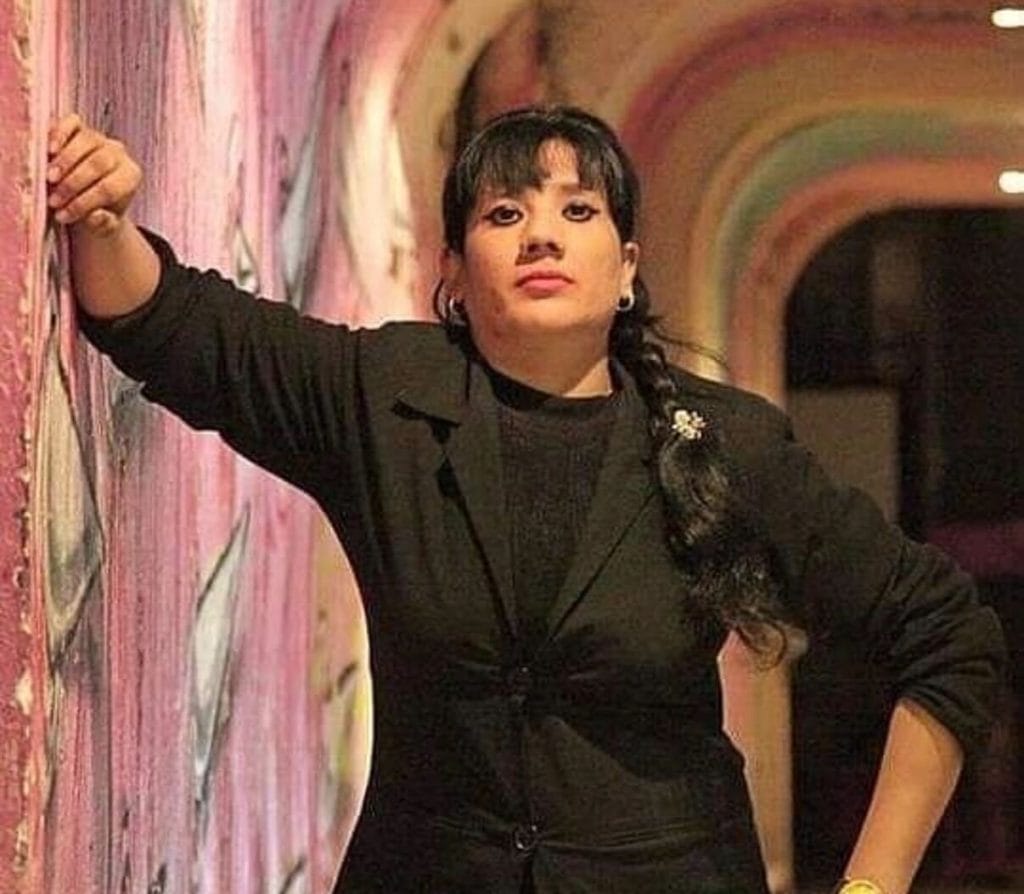 Mehrunissa Shaukat Ali at the Saket SOCIAL | Source: Mehrun Nisha, Instagram