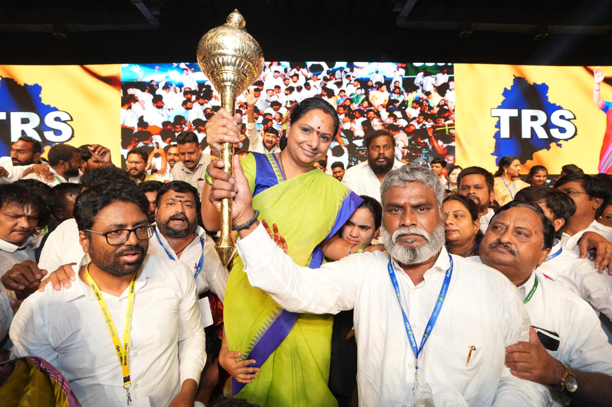Kavitha said all sections of society would be cared for and provided for if she were voted to power. | By special arrangement