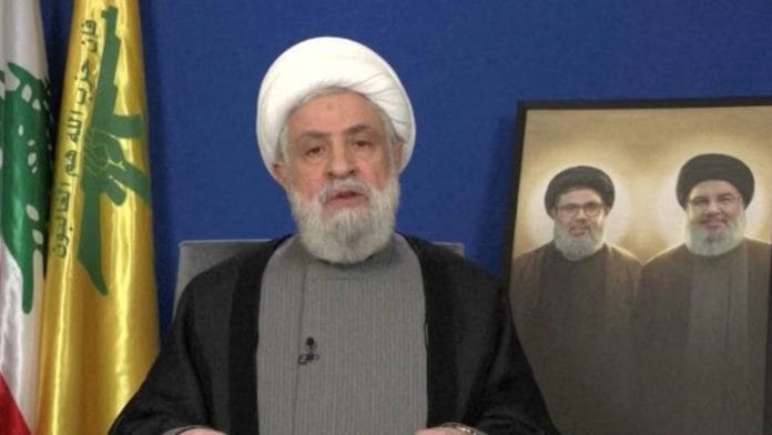 Hezbollah leader Naim Qassem has rejected the proposal of direct talks between Lebanon and Israel | Photo: Reuters