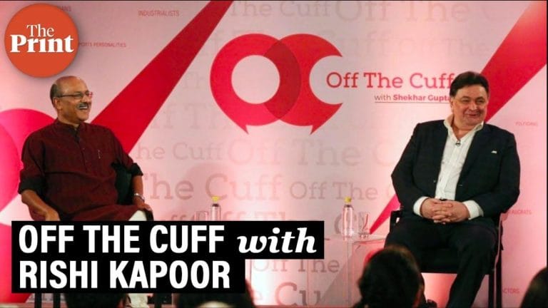 Remembering Rishi Kapoor on his death anniversary: An excerpt from 2016 ThePrint #OffTheCuff