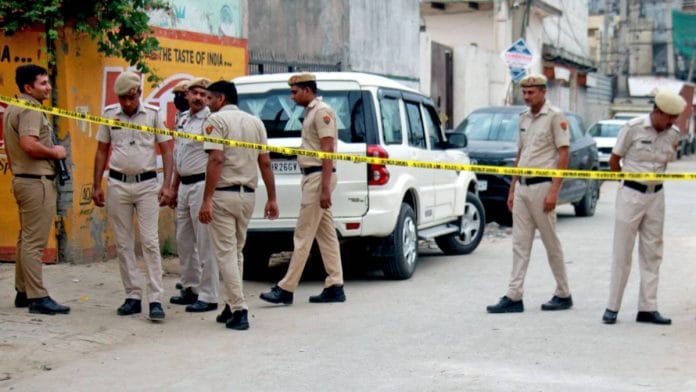 Police officers in Gurugram, Haryana | Representational image | ANI