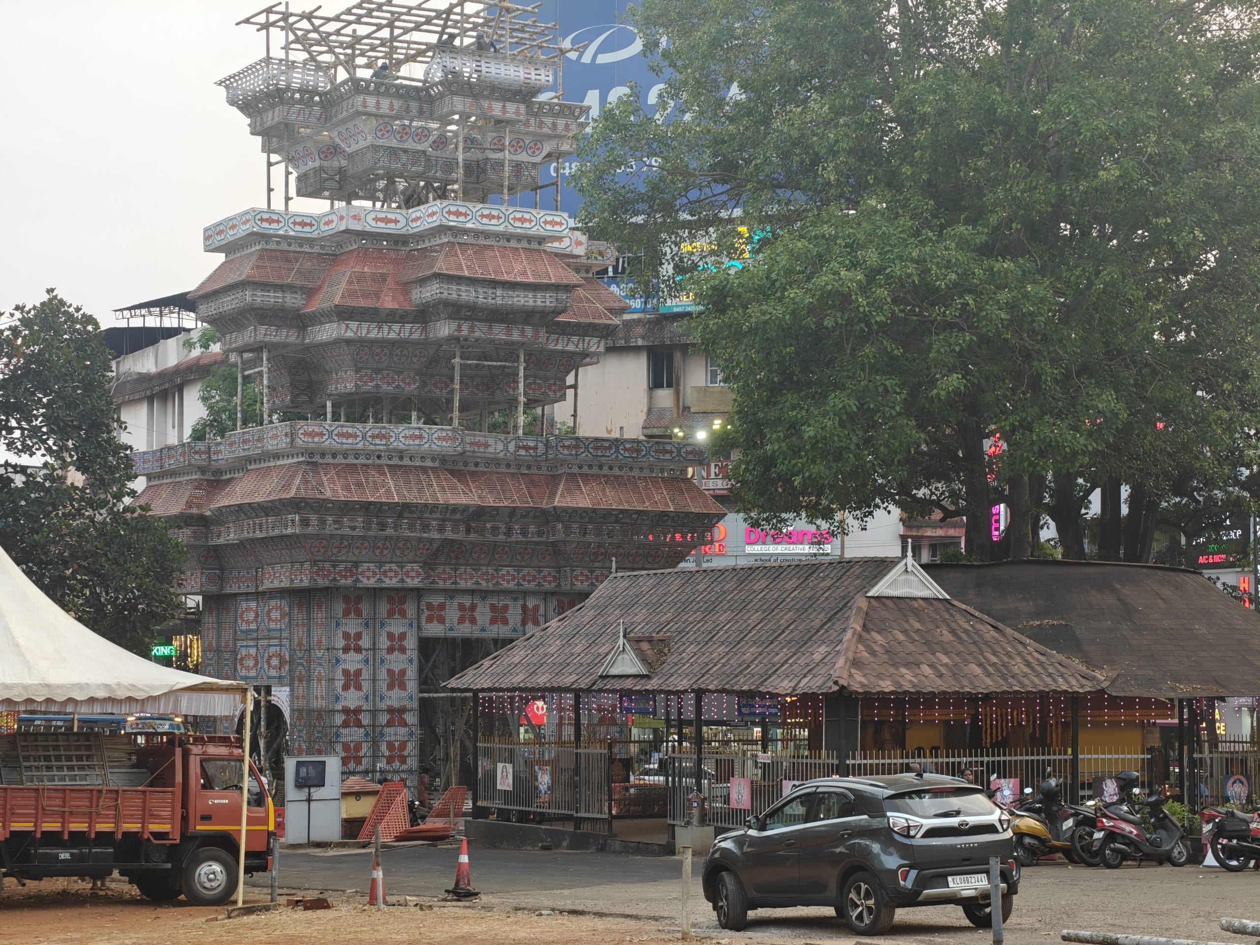 Preparation for the Thrissur Pooram festival in Thrissur.| Aneesa PA/ThePrint