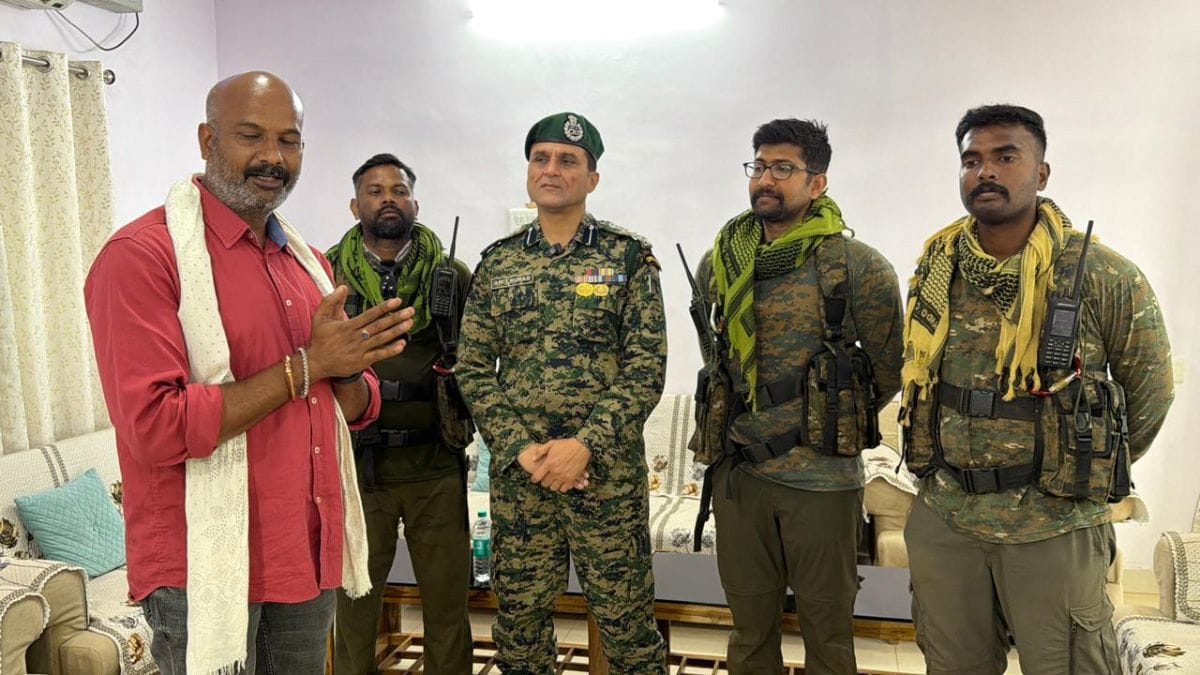 Journalist Ranu Tiwari with security forces | By special arrangement