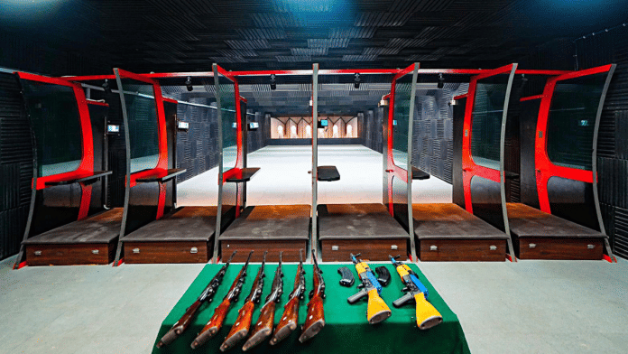 A view of an underground shooting range | ANI File