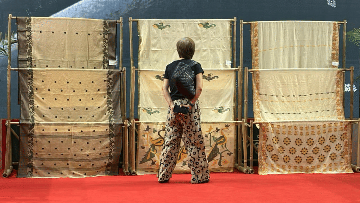 Bangladesh brings 200 years of weaving lineage. More than diplomacy, a saree-length bond