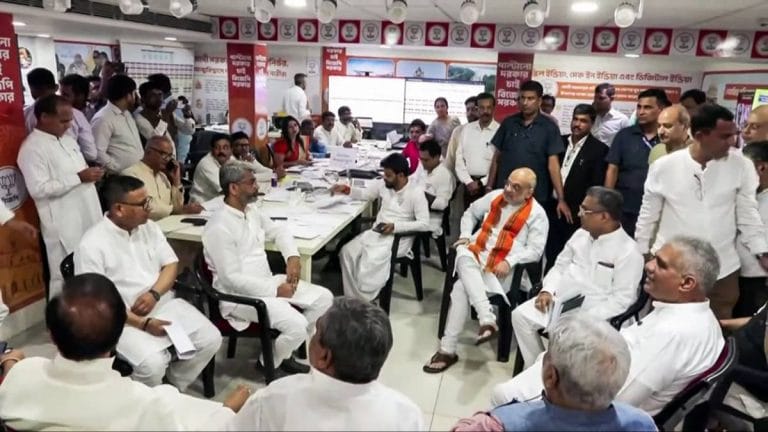 ‘Didi on her way out’: Amit Shah predicts BJP win in 110 of 152 seats in Phase 1 polling in Bengal