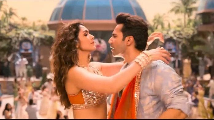 Mrunal Thakur and Varun Dhawan in their upcoming film 'Hai Jawaani Toh Ishq Hona Hai'