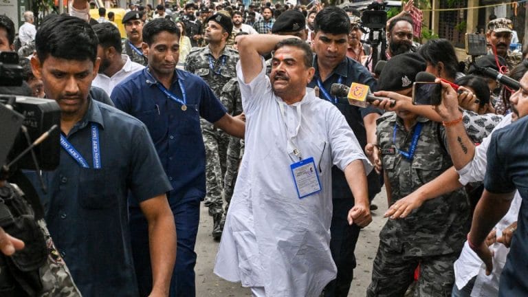 BJP’s Suvendu takes a lead over TMC’s Pabitra Kar in Nandigram