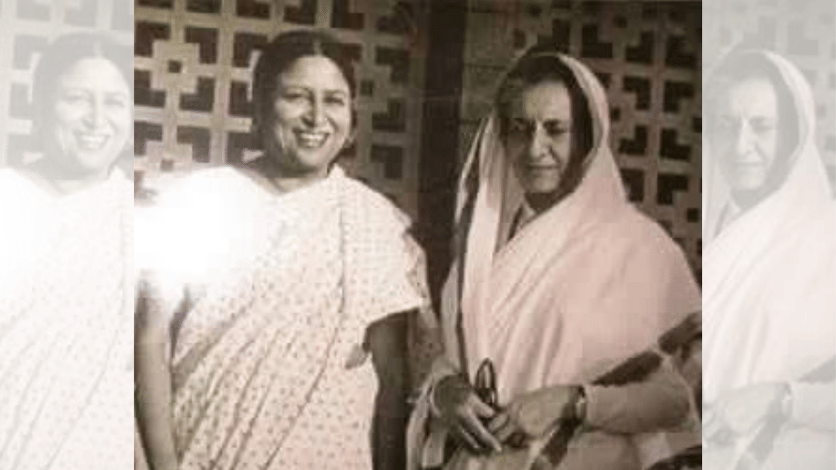 Mohsina Kidwai shared this photo on Indira Gandhi's birth anniversary in 2024. | X/@MohsinaKidwai