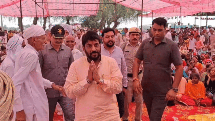 File photo of Haryana Lokhit Party chief and Sirsa MLA Gopal Kanda | Twitter @kanda_mla