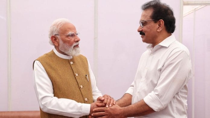 File photo of Prime Minister Narendra Modi welcoming Sabu M Jacob in Thiruvananthapuram in January 2026 | X/@narendramodi