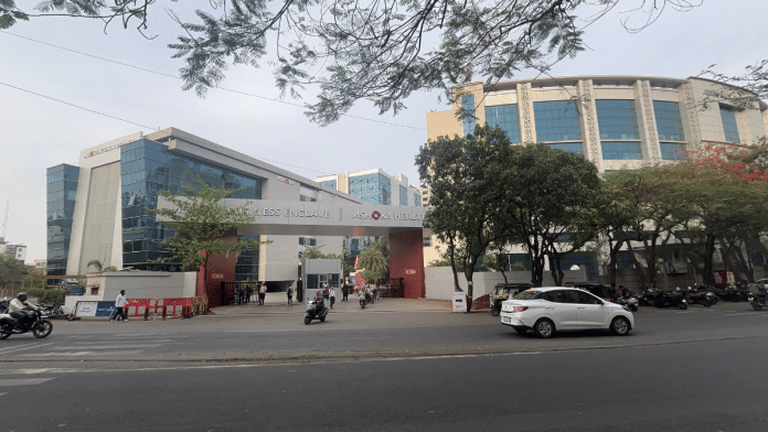 Ashoka Business Enclave in Nashik, where the TCS BPO is located | Kasturi Walimbe/ThePrint