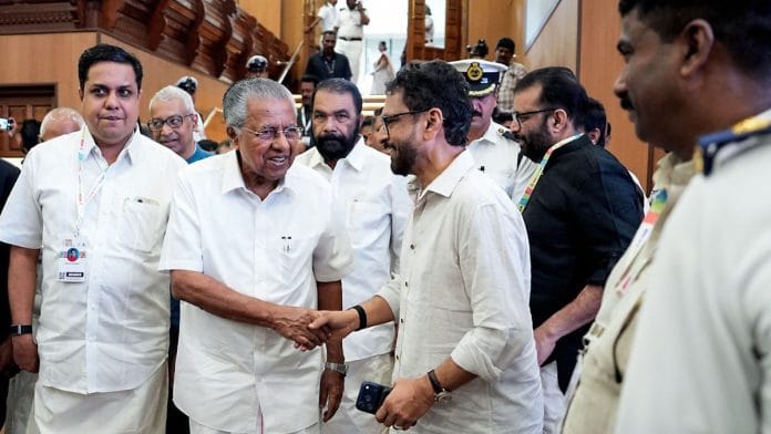 Kerala Chief Minister Pinarayi Vijayan, during the inauguration of the 5th edition of the Loka Kerala Sabha Delegate Session, in Thiruvananthapuram, Friday. | ANI