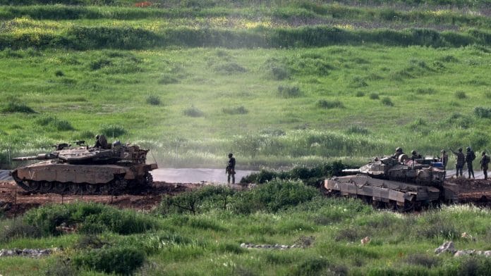 Israeli tanks in Lebanon. Stay tuned for live updates with ThePrint | Photo: Reuters
