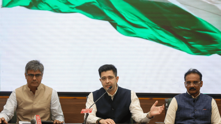 Body blow to AAP as Raghav Chadha, 6 others quit to join BJP. And ‘there are others’