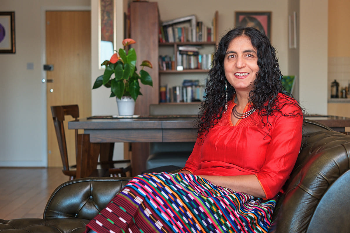 Sapna Ajwani at her London home. | Ming Tang-Evans