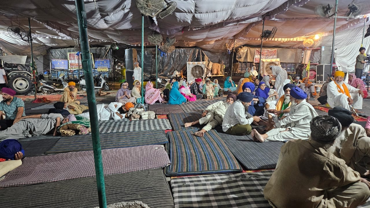 The Dharam Yudh Morcha site at Samana Wednesday | Chitleen Sethi | ThePrint