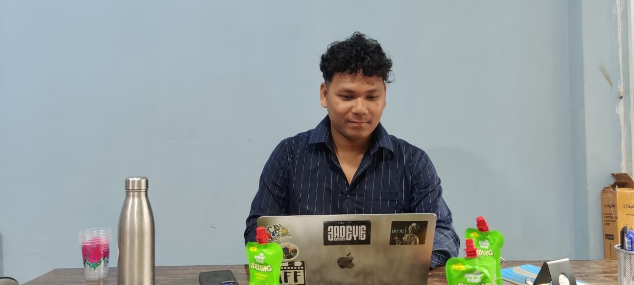 Joy Boro, the manager of the band. | Stela Dey | ThePrint