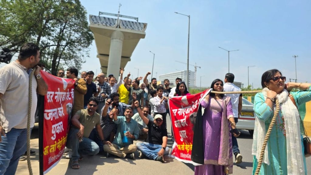 For many in the protest, anger has now given way to exhaustion | Source: X, @nefowaoffice