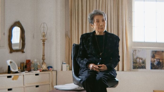 Nora Noh, South Korea’s first fashion designer in BTS’ mini documentary, Keep Swimming with BTS | Photo: @bangtan.official | Facebook