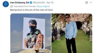 Social Media posts honouring martyred Iranian soldiers and leaders in the 2026 US-Iran war | X
