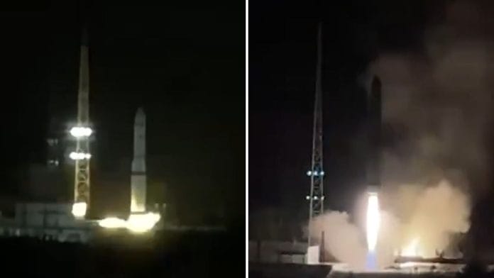 Pakistan's indigenous EO-3 satellite being launched on Chinese Long March-6 rocket, 25 April 2026 | X/@ForeignOfficePk