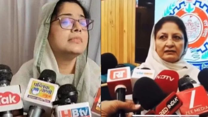 L-R: Fauzia Sheikh Alim and Rubina Iqbal Khan | X