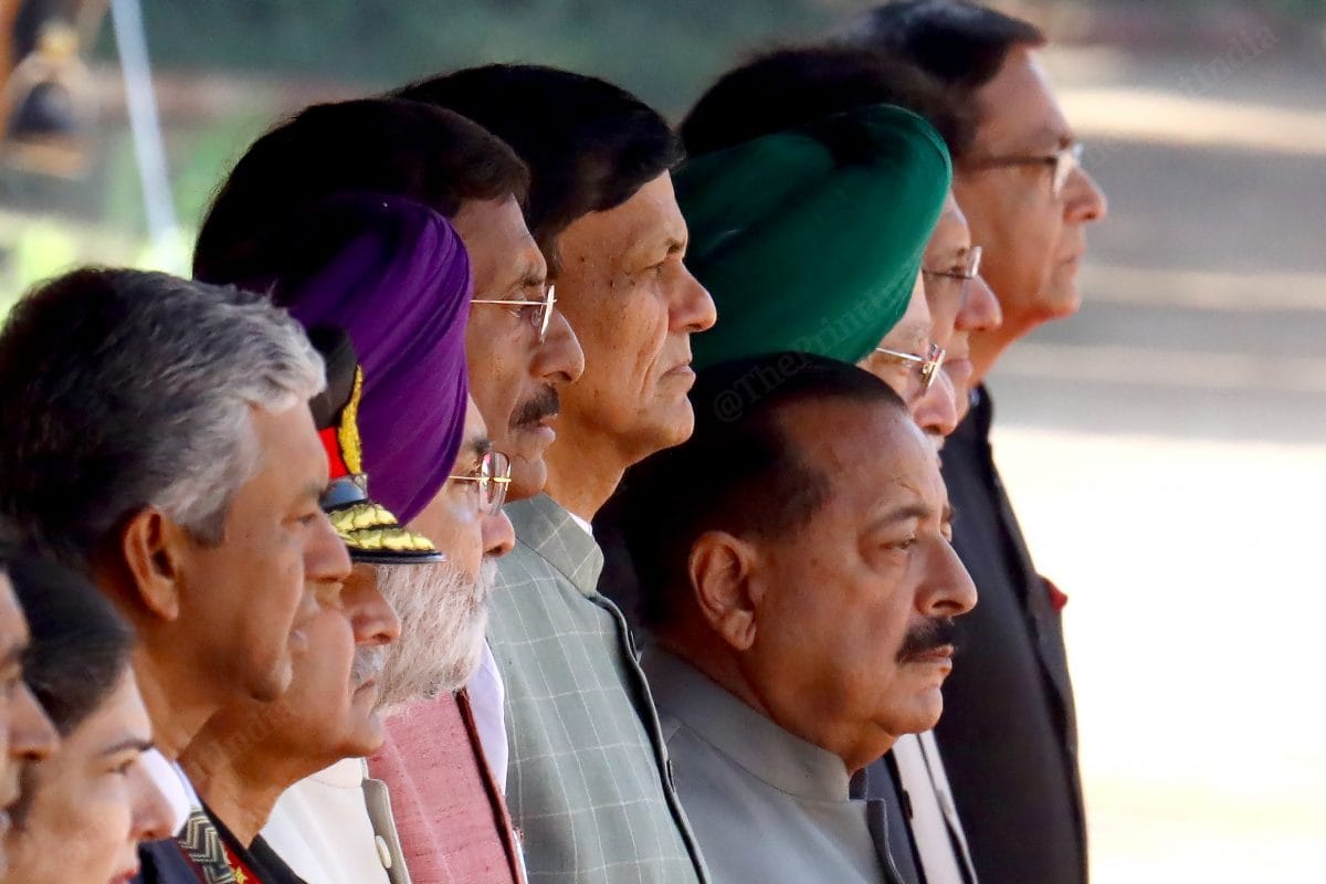 Army chief, Delhi L-G and Union ministers standing in queue to meet Vietnamese President at Rashtrapati Bhavan | Praveen Jain | ThePrint