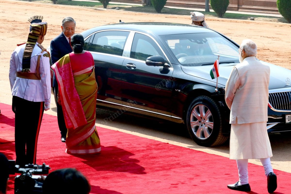 President Droupadi Murmu receive her Vietnamese counterpart To Lam | Praveen Jain | ThePrint