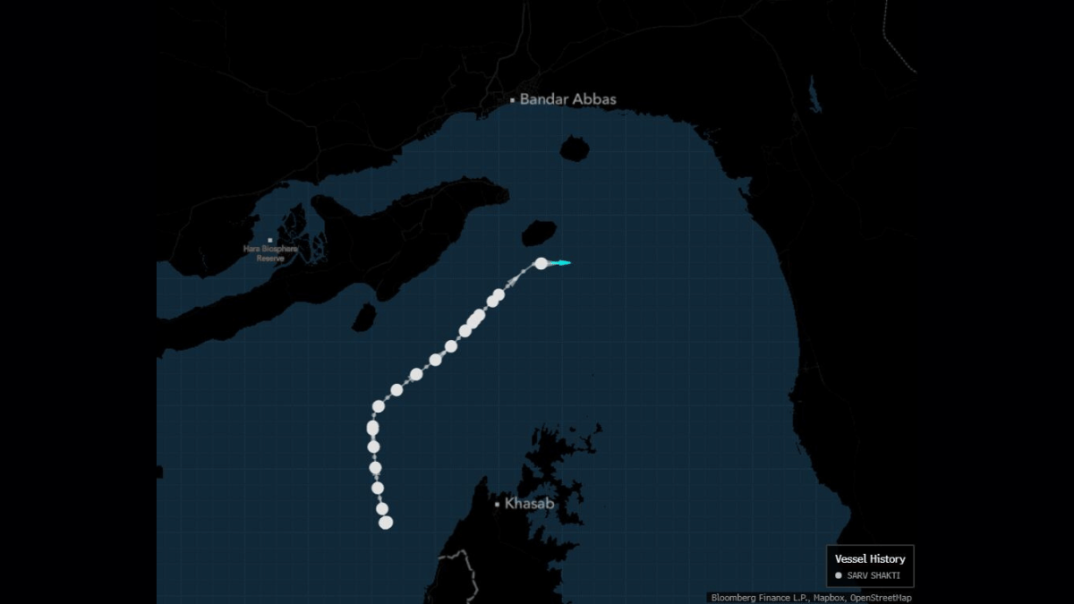India-linked supertanker laden with LPG attempting Hormuz exit