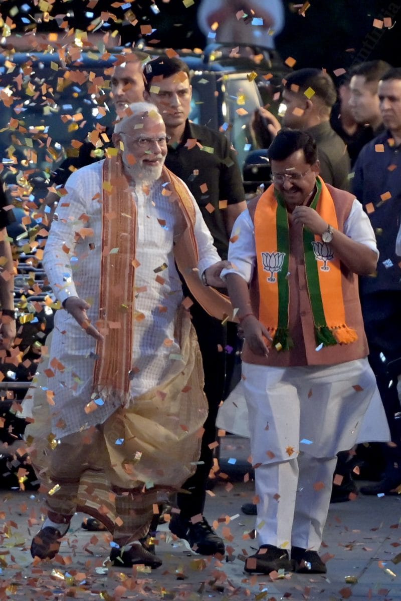 Prime Minister Narendra Modi with BJP national president Nitin Nabin | Suraj Singh Bisht | ThePrint