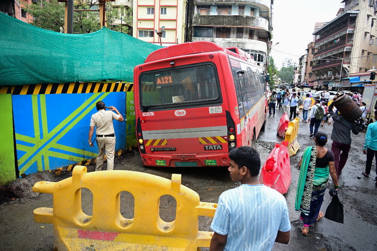 Traffic has increased on road and buses get stuck in traffic, which increases wait time for commuters, says a BEST official. | ANI 