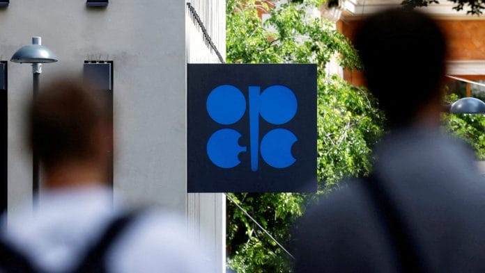 A view shows the logo of the Organization of the Petroleum Exporting Countries (OPEC) outside its headquarters in Vienna, Austria, 28 May 2024 | Reuters