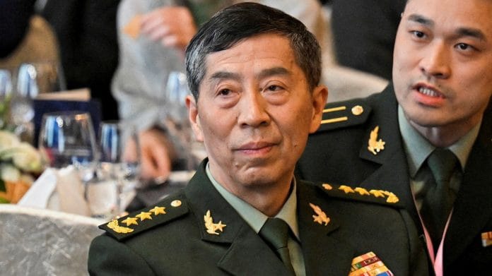 FILE PHOTO: China's Defence Minister Li Shangfu attends the 20th IISS Shangri-La Dialogue in Singapore June 2, 2023. | REUTERS/Caroline Chia/File Photo