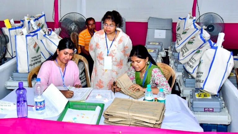 Falta bypoll : Re-election begins 60.43 per cent voter turnout till 1 pm