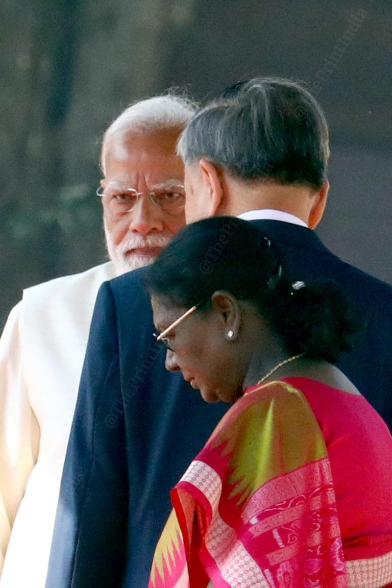 Vietnam's President To Lam inspects the guard of honour at Rashtrapati Bhavan, with Indian President Murmu & PM Modi present | Praveen Jain | ThePrint