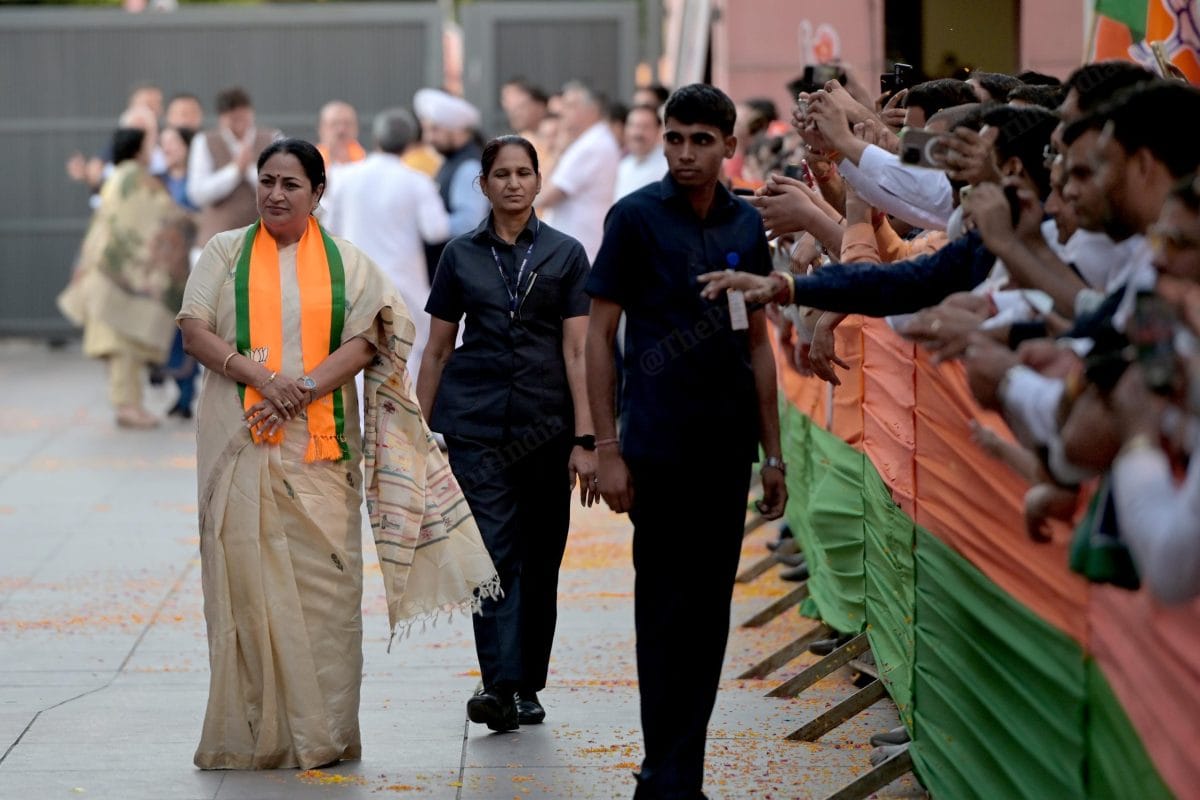 Delhi CM Rekha Gupta attend the event at the BJP HQ | Suraj Singh Bisht | ThePrint