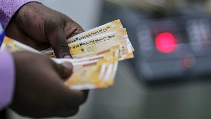 Rupee banknotes. Photographer: Dhiraj Singh/Bloomberg